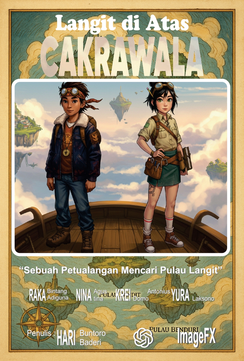 Cover Novel Langit di Atas Cakrawala karya Hari Buntoro