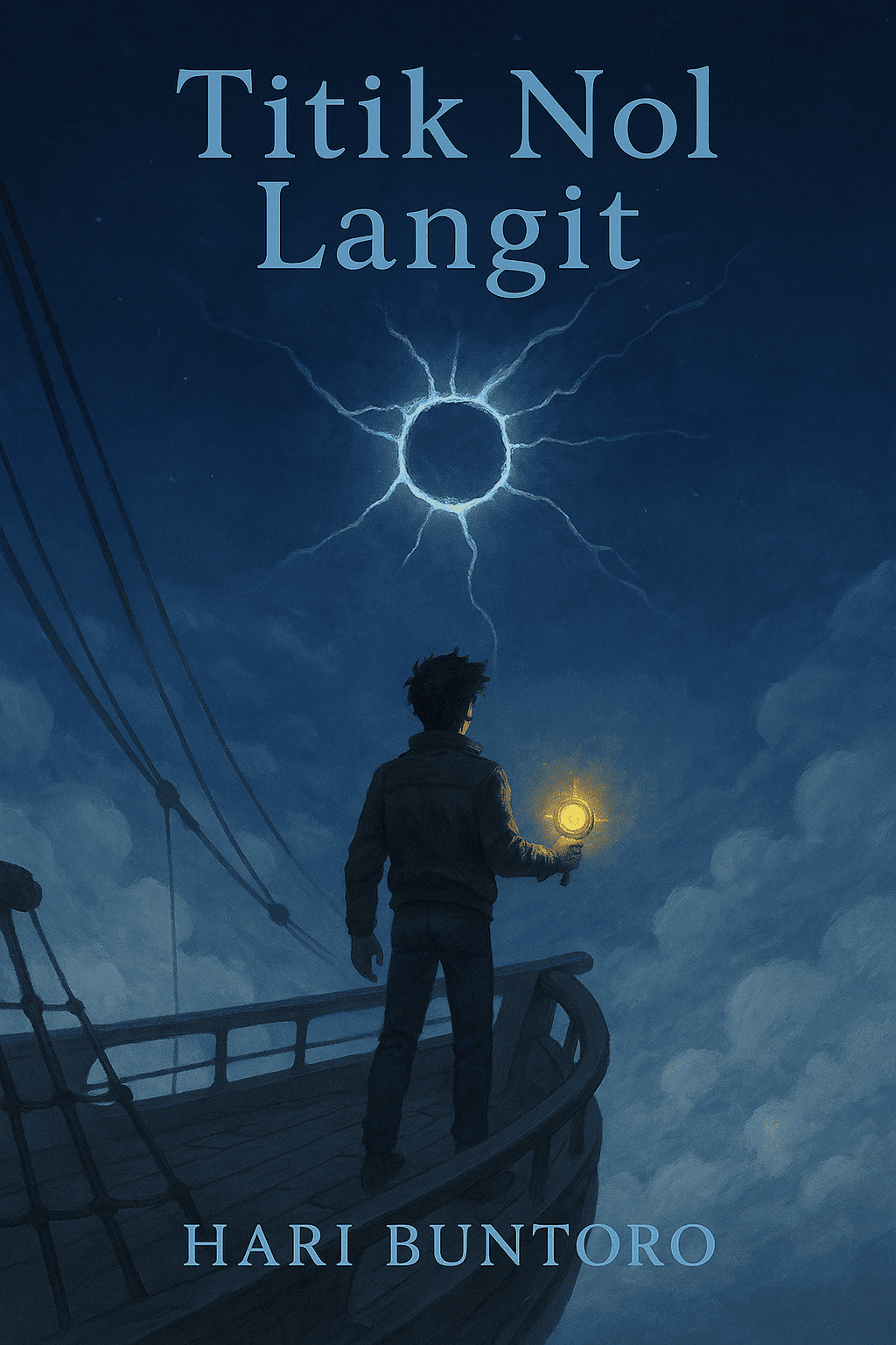 Cover Novel Titik Nol Langit karya Hari Buntoro